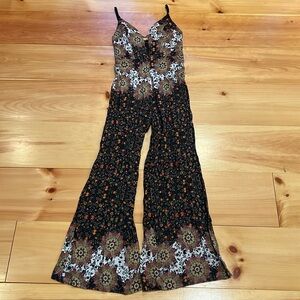 Farm Rio flare leg jumpsuit
